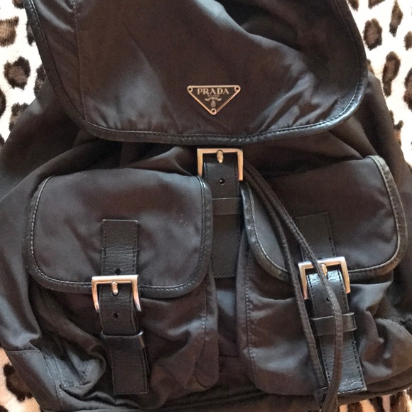 vintage prada nylon backpack